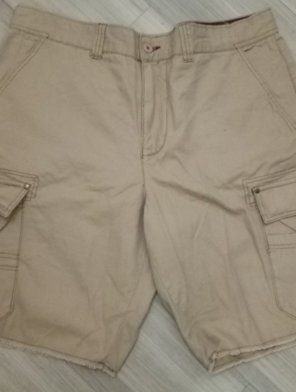 NWT: VINTAGE OCEAN PACIFIC (OP); DEASDSTOCK SOLID CARGO SHORT, DUNE, SZ:40.
